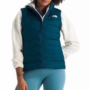 The North Face Women's teal blue Puffer Vest